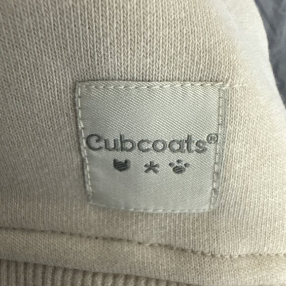 Cubcoats Zip Hoodie Zips Into Tomo Bear Plushie Unisex 8 Oatmeal NWT - Picture 12 of 12